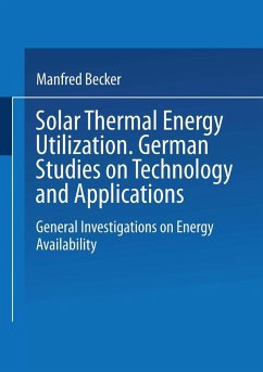 Cover Solar Thermal Energy Utilization (eBook, PDF)