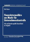 Finanzintermediäre am Markt für Unternehmenskontrolle (eBook, PDF)
