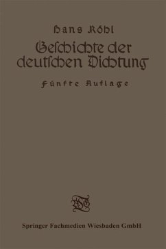 Geschichte der deutschen Dichtung (eBook, PDF) - Röhl, Hans