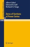 Zeros of Sections of Power Series (eBook, PDF)