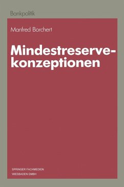 Mindestreservekonzeptionen (eBook, PDF) - Borchert, Manfred