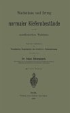 Wachsthum und Ertrag normaler Kiefernbestände in der norddeutschen Tiefebene (eBook, PDF)