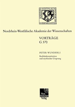 Realitätskonstitution und mythischer Ursprung (eBook, PDF) - Wunderli, Peter