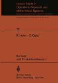 Konsum- und Produktionstheorie I (eBook, PDF)