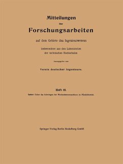 Mitteilungen über Forschungsarbeiten auf dem Gebiete des Ingenieurwesens (eBook, PDF) Cover Mitteilungen über Forschungsarbeiten auf dem Gebiete des Ingenieurwesens (eBook, PDF)