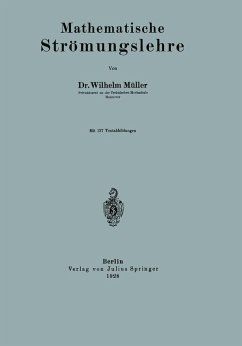 Mathematische Strömungslehre (eBook, PDF) - Müller, Wilhelm