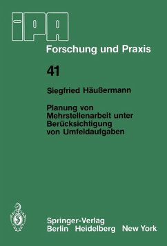Cover Planung von Mehrstellenarbeit unter Berücksichtigung von Umfeldaufgaben (eBook, PDF)