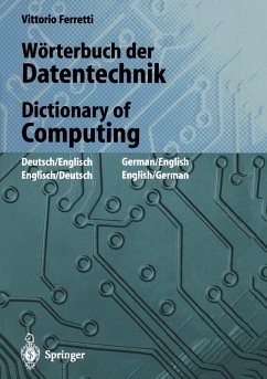 Cover Wörterbuch der Datentechnik / Dictionary of Computing (eBook, PDF)