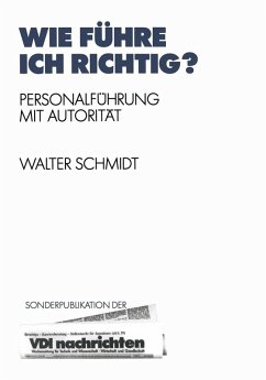 Wie Führe Ich Richtig? (eBook, PDF) - Schmidt, Walter