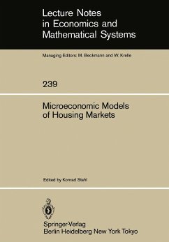 Microeconomic Models of Housing Markets (eBook, PDF)