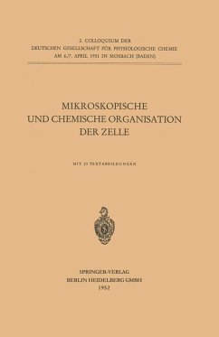 Cover Mikroskopische und Chemische Organisation der Zelle (eBook, PDF)