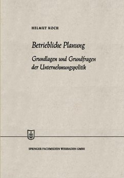 Betriebliche Planung (eBook, PDF) - Koch, Helmut