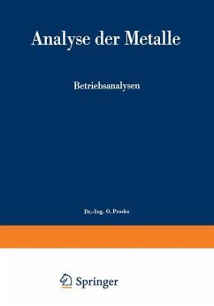 Cover Analyse der Metalle (eBook, PDF)