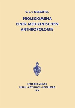 Cover Prolegomena Einer Medizinischen Anthropologie (eBook, PDF)