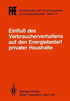 Einfluß des Verbraucherverhaltens auf den Energiebedarf privater Haushalte (eBook, PDF)