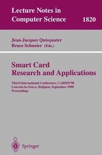 Smart Card. Research and Applications (eBook, PDF)