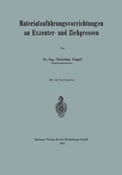 Materialzuführungsvorrichtungen an Exzenter- und Ziehpressen (eBook, PDF) - Gugel, Christian