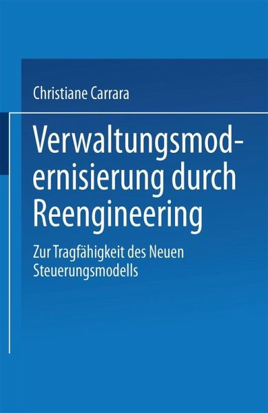 Verwaltungsmodernisierung durch Reengineering (eBook, PDF)