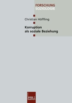 Cover Korruption als soziale Beziehung (eBook, PDF)