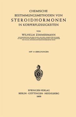 Cover Chemische Bestimmungsmethoden von Steroidhormonen in Körperflüssigkeiten (eBook, PDF)