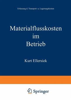 Materialflußkosten im Betrieb (eBook, PDF) - Ellersiek, Kurt