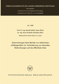 Cover Untersuchungen beim Betrieb von elektrischen Lichtbogenöfen zur Verhinderung von störenden Rückwirkungen auf das öffentliche Netz (eBook, PDF)