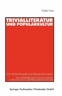 Trivialliteratur und Popularkultur (eBook, PDF) - Nutz, Walter