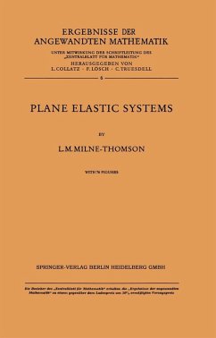 Plane Elastic Systems (eBook, PDF) - Milne-Thomson, Louis M.