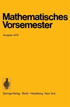 Mathematisches Vorsemester (eBook, PDF)