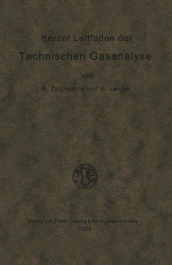 Kurzer Leitfaden der Technischen Gasanalyse (eBook, PDF) - Zsigmondy, Richard