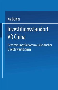 Cover Investitionsstandort VR China (eBook, PDF)