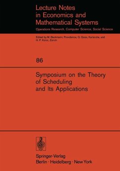 Cover Symposium on the Theory of Scheduling and Its Applications (eBook, PDF)