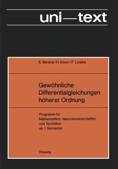 Gewöhnliche Differentialgleichungen höherer Ordnung (eBook, PDF) - Edith, Berane