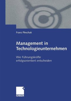 Management in Technologieunternehmen (eBook, PDF) - Pleschak, Franz