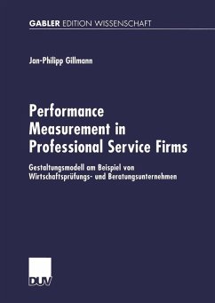 Performance Measurement in Professional Service Firms (eBook, PDF) - Gillmann, Jan-Philipp