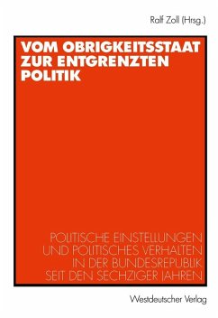Cover Vom Obrigkeitsstaat zur entgrenzten Politik (eBook, PDF)