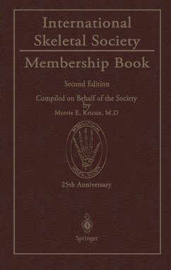 International Skeletal Society Membership Book (eBook, PDF) Cover International Skeletal Society Membership Book (eBook, PDF)