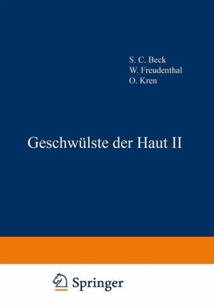 Geschwülste der Haut 2 (eBook, PDF)