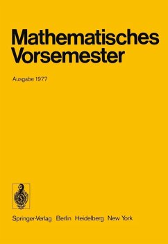 Mathematisches Vorsemester (eBook, PDF)