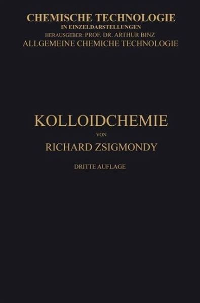 Kolloidchemie Ein Lehrbuch (eBook, PDF) Kolloidchemie Ein Lehrbuch (eBook, PDF)