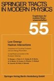 Low Energy Hadron Interactions (eBook, PDF)