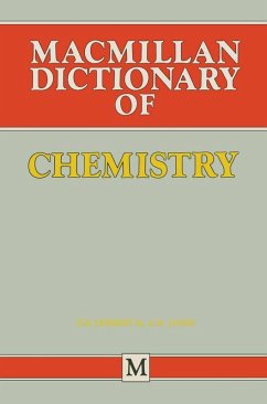 Macmillan Dictionary of Chemistry (eBook, PDF)