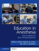 Education in Anesthesia (eBook, ePUB)