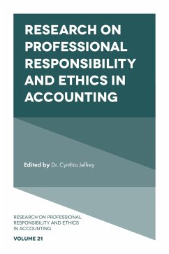Cover Research on Professional Responsibility and Ethics in Accounting (eBook, PDF)