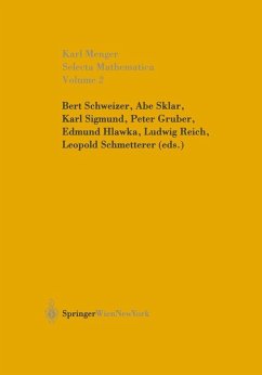 Selecta Mathematica II (eBook, PDF) - Menger, Karl