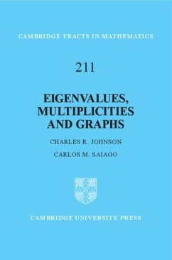 Eigenvalues, Multiplicities and Graphs (eBook, PDF) - Johnson, Charles R.