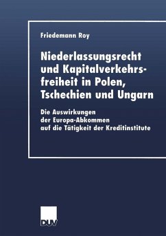 Cover Niederlassungsrecht und Kapitalverkehrsfreiheit in Polen, Tschechien und Ungarn (eBook, PDF)