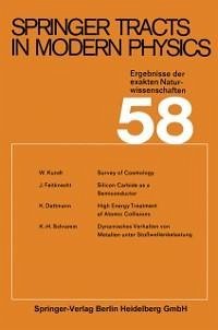 Springer Tracts in Modern Physics (eBook, PDF) - Kundt, W.; Feitknecht, J.; Dettmann, K.; Schramm, K. H.