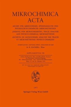 Achtes Kolloquium über Metallkundliche Analyse mit Besonderer Berücksichtigung der Elektronenstrahl- und Ionenstrahl-Mikroanalyse Wien, 27. bis 29. Oktober 1976 (eBook, PDF)