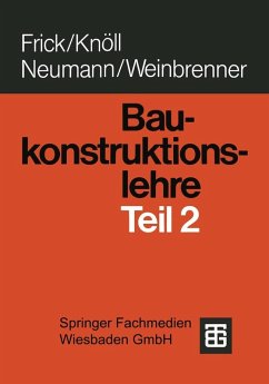 Baukonstruktionslehre (eBook, PDF) - Frick, O.; Knöll, Kerstin